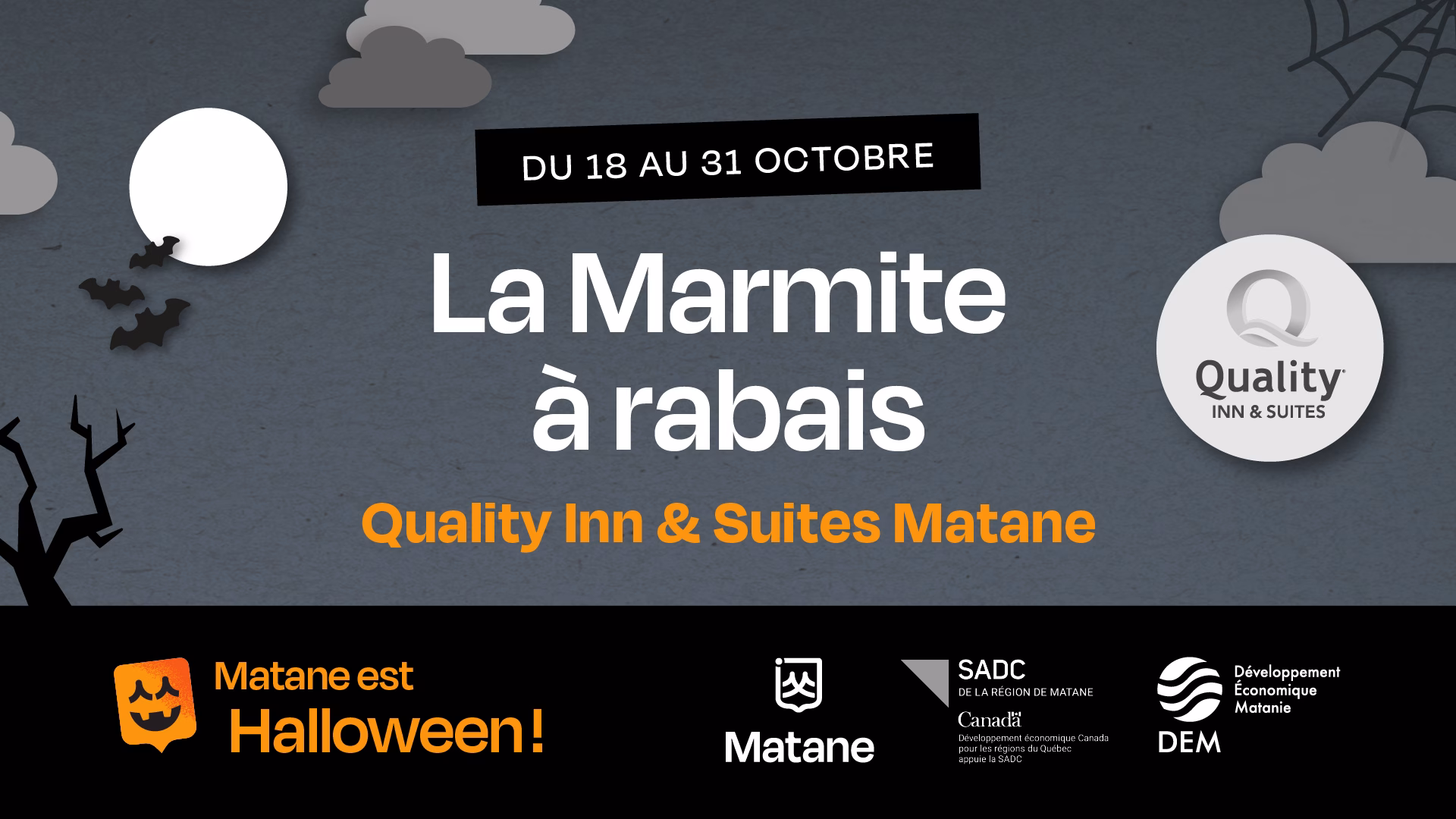 La Marmite à rabais au Quality inn & Suites Matane